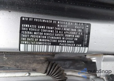 2013 Volkswagen Beetle 2.0L Tdi from USA, damaged, VIN 3VW5L7AT3DM820328